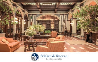 Image of a hotel lobby